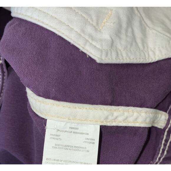 Dickies Mens Jacket Purple Size Small Great Condition White Stitching Pockets - Picture 3 of 10